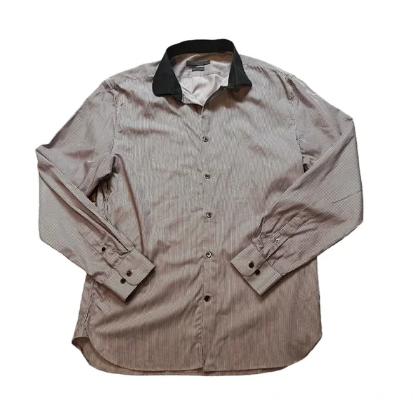 john varvatos slim fit dress shirt John Varvatos Slim Fit Mini Color Short Sleeve Sport Shirt main image 0